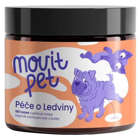 MOVIT ENERGY PET Péče o ledviny s příchutí masa 100 tablet
