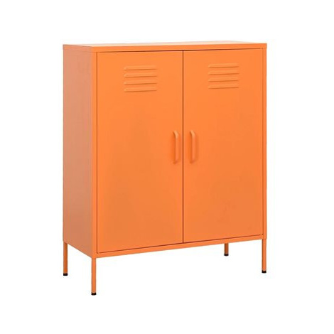 Úložná skříň oranžová 336165 SHUMEE
