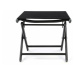 Garthen 40605 Hliníková zahradní stolička - skládací celá černá