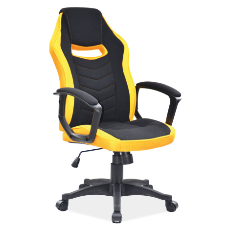 Signal Kancelářská židle CAMARO černá/žlutá