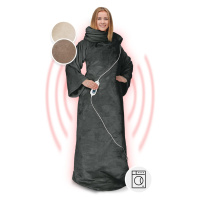 Klarstein Slanket Elektrická deka s rukávy 120W 155x180cm Coral Fleece