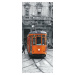 FTN V 2882 Vliesová fototapeta dveřní Tram, velikost 90 x 202 cm