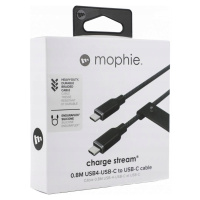 Ohebný kabel Mophie Usb-c na Usb-c Pd, silné opletení, Usb 4.0 240 W 0,8m