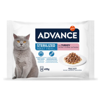 Advance Feline, 52 x 85 g - 36 + 16 zdarma - Sterilized krůtí