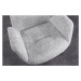 LuxD Designová otočná židle Yanisin šedá