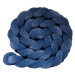 SenLove Sametový mantinel pletený do copu ze 3 pramenů Zvolte barvu: Tmavě modrá, Zvolte rozměr: