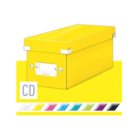 LEITZ WOW Click & Store CD 14.3 x 13.6 x 35.2 cm, žlutá