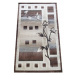 Kusový koberec Otto 02 hnědý 160 × 220 cm
