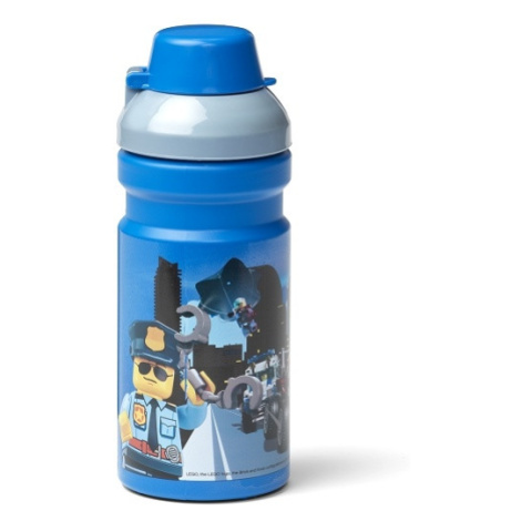 LEGO STORAGE - City láhev na pití - modrá