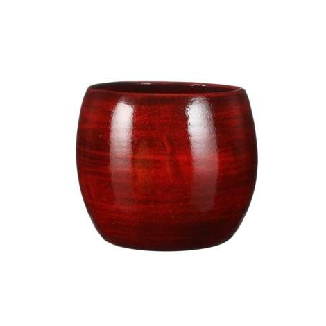 Obal kulatý LESTER keramika červená 20cm