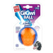 Hračka pes Gigwi Ball míček M transparentní modrooranžový