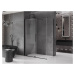 MEXEN/S Velar sprchový kout 150 x 75, transparent, černá 871-150-075-01-70