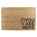 Rohožka z kokosového vlákna 40x60 cm You Are Here – Artsy Doormats