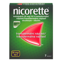 Nicorette Invisipatch 25mg/16h transdermální náplast 7ks