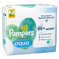 Pampers Harmonie Aqua vlhčené ubrousky 4x48 ks