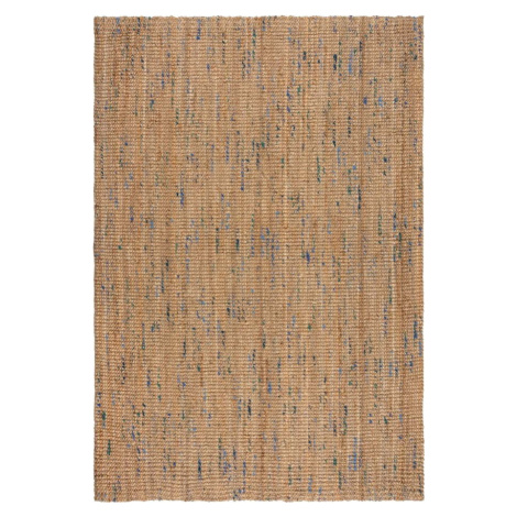 Ručně tkaný jutový koberec v modro-přírodní barvě 200x290 cm Jute Boucle Blue – Flair Rugs