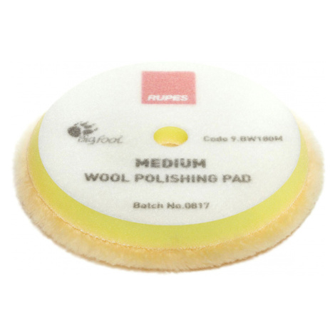 Střední vlněný kotouč Rupes BigFoot Wool MEDIUM (180 mm)