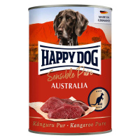 Happy Dog Pur s čistým klokaním masem 12 × 400 g