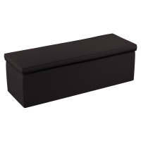 Dekoria Čalouněná skříň, Black - černá, 120 x 40 x 40 cm, Cotton Panama, 702-09