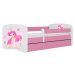 Kocot kids Dětská postel Babydreams víla s motýlky růžová, varianta