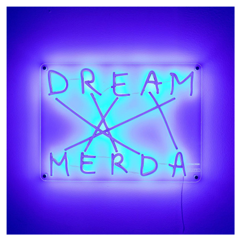 SELETTI LED dekor nástěnné světlo Dream-Merda, modrá