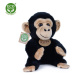 RAPPA Plyšový šimpanz/opice sedící 18 cm ECO-FRIENDLY