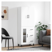 vidaXL Skříň highboard bílá 69,5 x 34 x 180 cm kompozitní dřevo