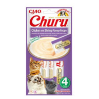 Churu Cat Chicken With Shrimp Flavour Recipe 4x14g