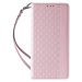 Magnet Case elegantní knížkové pouzdro s poutkem na iPhone 14 PLUS 6.7" Pink