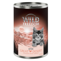 Wild Freedom Kitten 12 x 400 g - Wild Desert - krocan a kuřecí