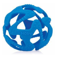 NUBY Kousátko silikonový míč tmavě modrý 3 m+