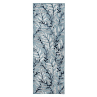 Běhoun Plaza Willow Blue – na ven i na doma 80x230 cm