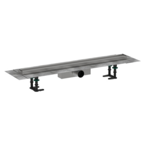 Hansgrohe RainDrain Compact sprchový žlab 80 cm kartáčovaná nerez mat 56 179 000