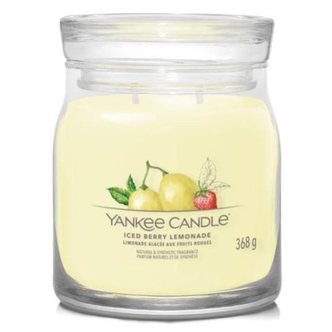 YANKEE CANDLE Iced Berry Lemonade svíčka 368g / 2 knoty (Signature střední)
