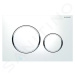 Geberit 110.302.00.5 NH4 - Modul pro závěsné WC s tlačítkem Sigma20, bílá/lesklý chrom + Duravit