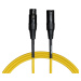 Cascha Standard Line Mic Cable Yellow 3m