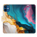 iSaprio Flip pouzdro Colourful Marble pro iPhone 12 mini