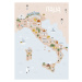 Ilustrace Vector illustration of map of Italy, undefined undefined, 30 × 40 cm