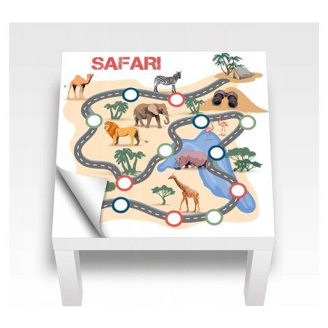Samolepka na stůl Safari 54 x 54 cm