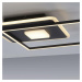 LEUCHTEN DIREKT is JUST LIGHT LED stropní svítidlo hranaté Switchmo černá 3 krokové stmívání mod