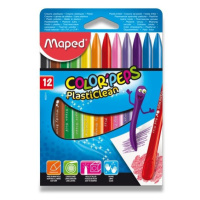Pastelky ColorPeps Plasticlean 12 barev Maped