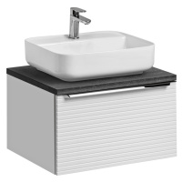 ArtCom Koupelnová skříňka s umyvadlem a deskou LEONARDO White DU60/2 | 60 cm