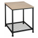 tectake 404207 odkládací stolek derby 45,5x45,5x55,5cm - Industrial světlé dřevo, dub Sonoma - I