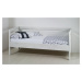 BMB TINA 90 x 200 cm s vysokými čely - kvalitní lamino postel oblé rohy imitace dřeva dub Bardol