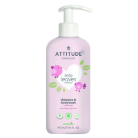 Dětské tělové mýdlo a šampon (2v1) bez vůně Attitude Baby leaves 473ml