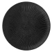 Černý kameninový talíř Bloomingville Neri, ø 18 cm