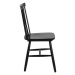 Dkton Designová jídelní židle Neri černá - Skladem