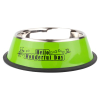 Vsepropejska Empty miska pro psa s tlapkami Barva: Zelená, Rozměr (cm): 15
