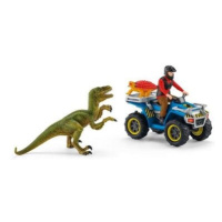 Schleich 41466 Útěk před Velociraptorem na čtyřkolce