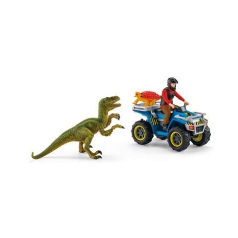 Schleich 41466 Útěk před Velociraptorem na čtyřkolce